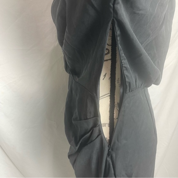 AQUA Collared Faux Wrap Dress - NWT - Size Small - Picture 7 of 7